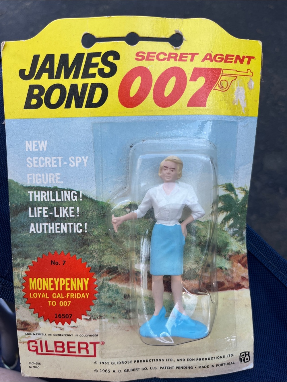 James Bond 007 Moneypenny Figure - Blue & White Outfit